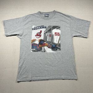 Vintage Lee Sport Cleveland Indians Shirt Mens 2xl MLB Baseball 90s Dugout Wahoo